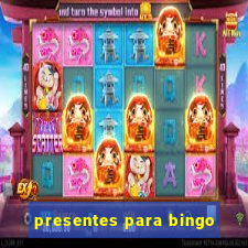 presentes para bingo